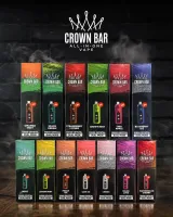 Crown Bar 10k Nicotine Vapes | 5mg/ml (0.5% Nic)