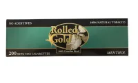 Rolled Gold Menthol 20's Carton