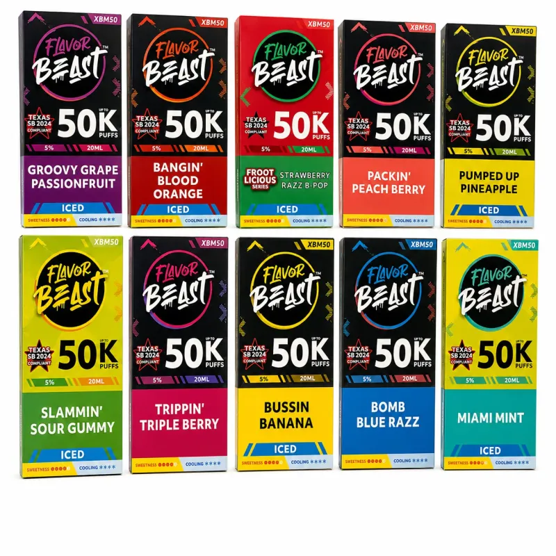 Flavour Beast 50k Nicotine Vapes