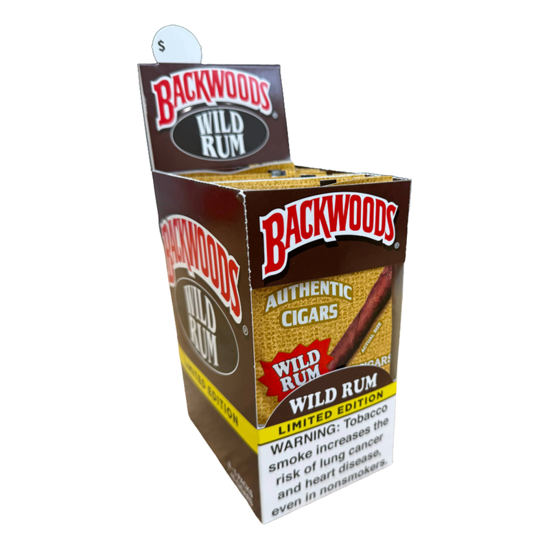 Backwoods Cigars 5-Pack Pouch - Full Box - Wild Rum
