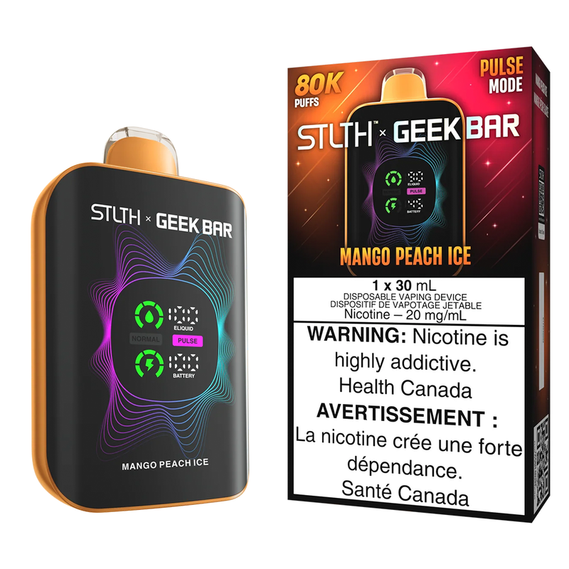STLTH x Geek Bar 80k Puff 20mg - Mango Peach Ice