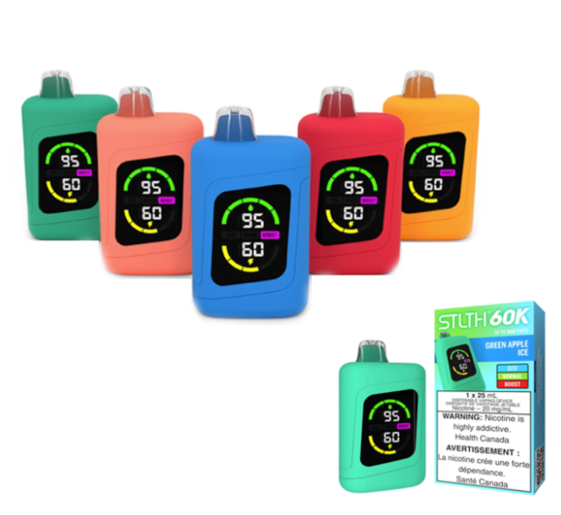 STLTH 60k Nicotine Vapes - 20mg/mL