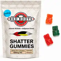 Red Roots Indica Shatter Gummies - 4000mg