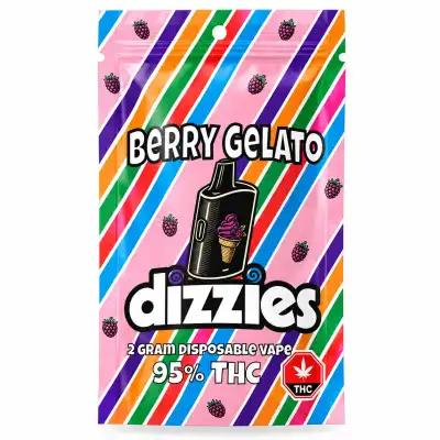 Dizzies Berry Gelato CO₂ Distillate Vape - 2g