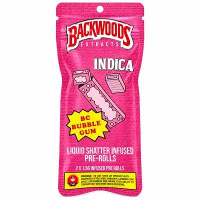 BC Bubblegum Infused Pre Rolls - 2pk- 1.3g Per Joint