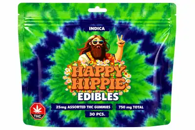 Happy Hippie Indica Gummies - 750mg