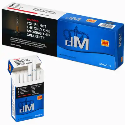 dM Lights Cigarettes | CASE - 50 Cartons (BULK ORDER)
