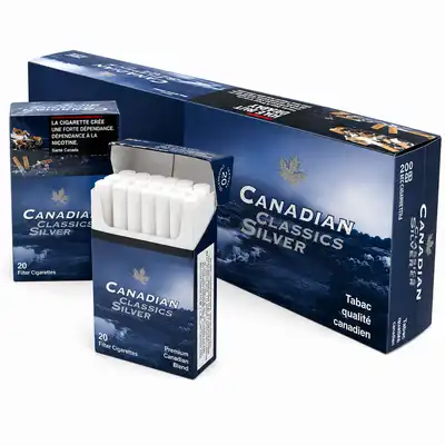 Canadian Classic Silver 25's | CASE - 50 Cartons (BULK ORDER)
