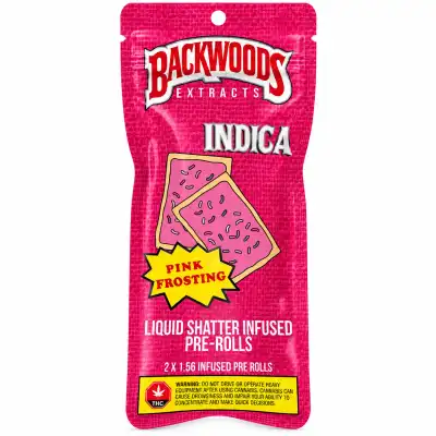 Pink Frosting Infused Pre Rolls - 2pk - 1.3g Per Joint