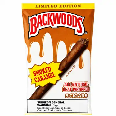 Backwoods 5 Pack Cigars - Smoked Caramel