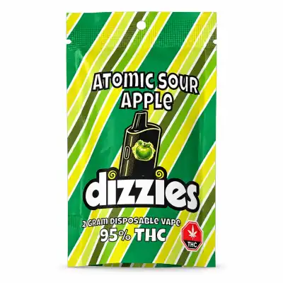 Dizzies Atomic Sour Apple CO₂ Distillate Vape - 2g