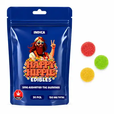 Happy Hippie Indica Gummies - 150mg