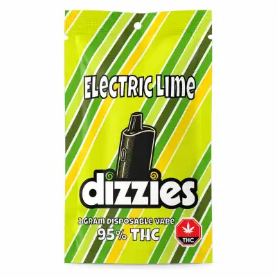 Dizzies Electric Lime CO₂ Distillate Vape - 2g