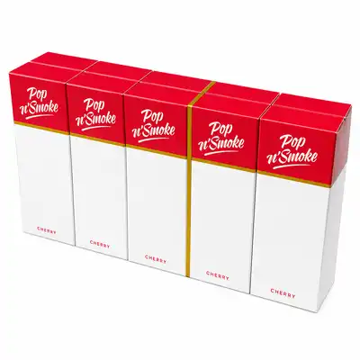 Pop Smoke Cherry Flavoured Slim Cigarettes - Carton