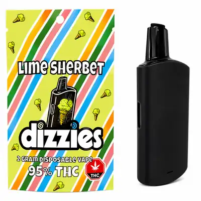 Dizzies Lime Sherbet CO₂ Distillate Vape - 2g