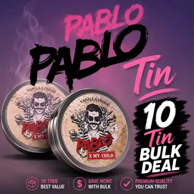 Pablo Nicotine Pouches | 10 Tin Variety of Flavors (DEAL) 