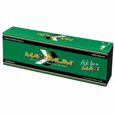 Maximum Menthol 20's Cigarettes - Carton