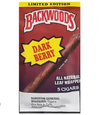 Backwoods Cigars 5 Pack Pouch - Dark Berry