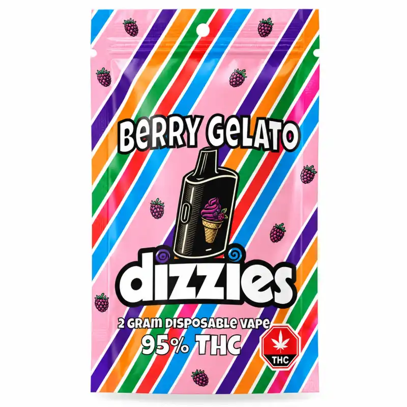 Dizzies Berry Gelato CO₂ Distillate Vape - 2g