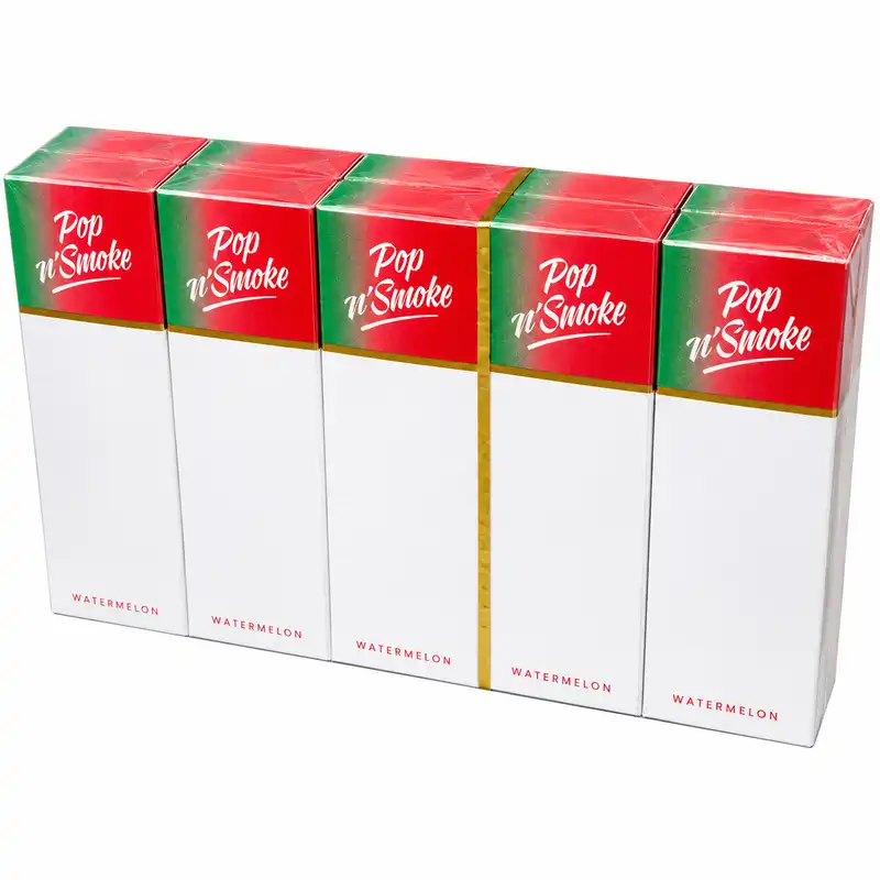 Pop Smoke Watermelon Flavoured Slim Cigarettes - Carton