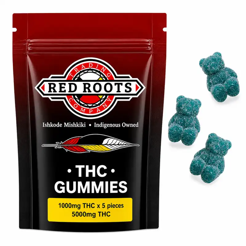Red Roots Live Resin Gummies - 5000mg