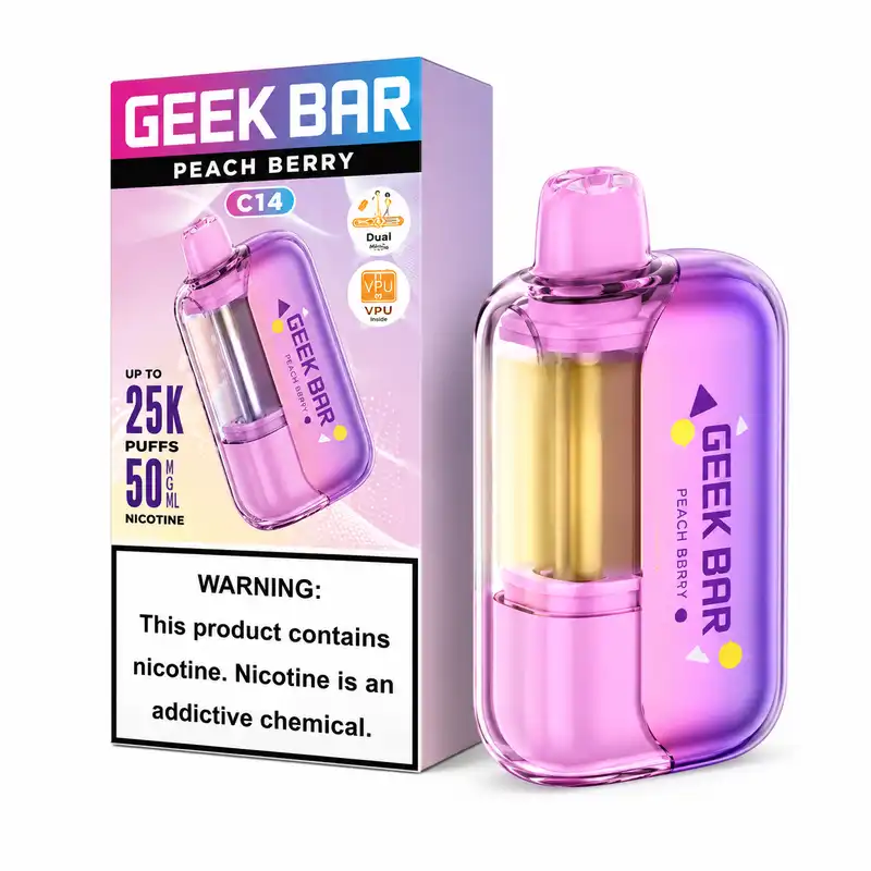 Geek Prime 50k Puff 50mg - Peach Berry
