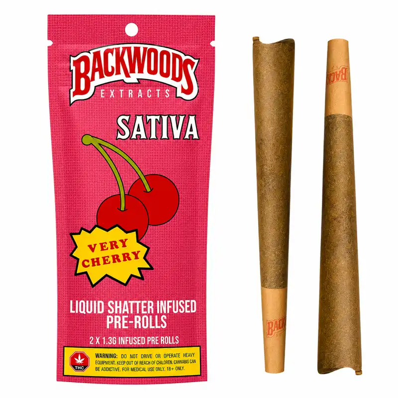 Very Cherry Infused Pre-Rolls - 2pk - 1.3g Per Joint