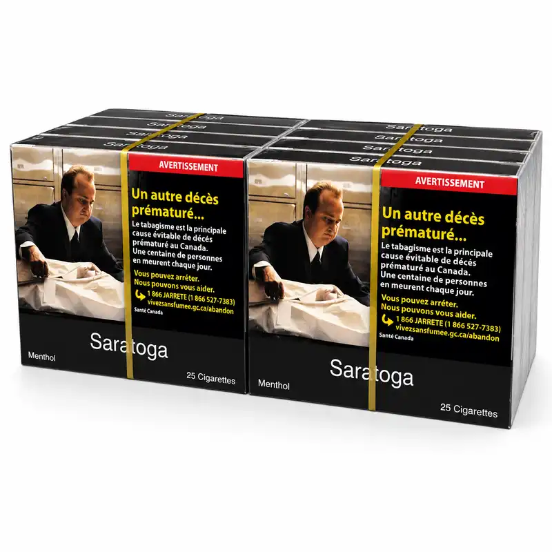 Saratoga Menthol 25's Cigarettes - Carton