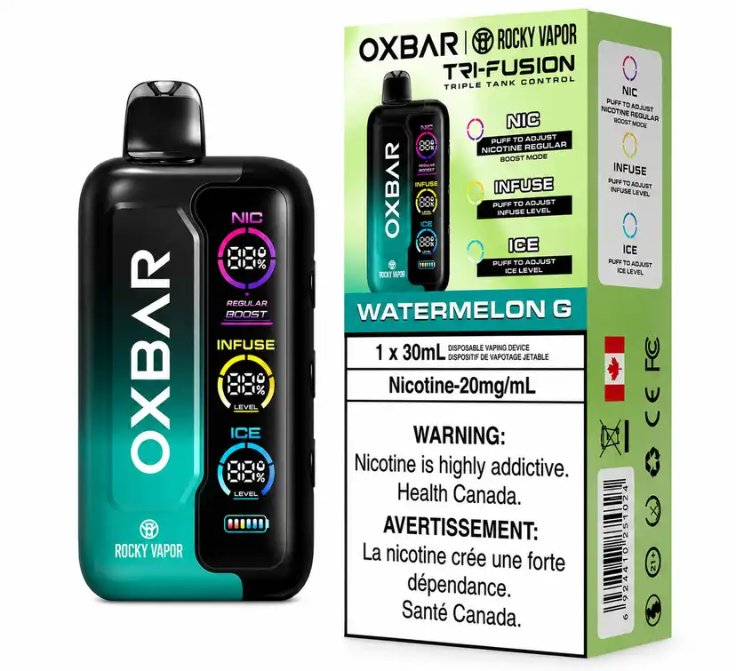 Oxbar X Rocky Vapor Tri-fusion - Watermelon G
