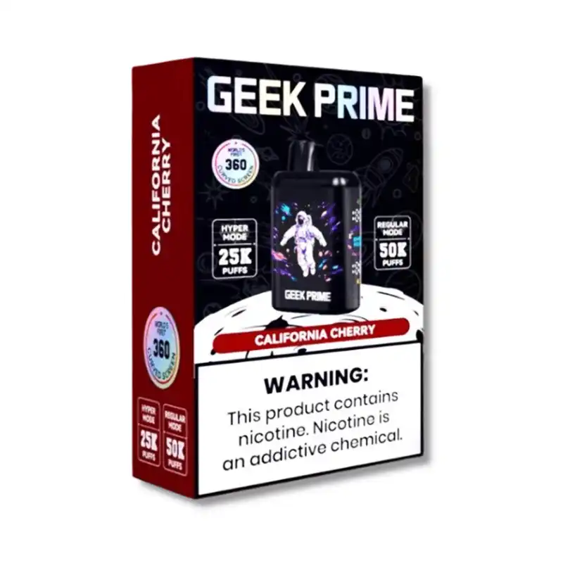 Geek Prime 50k Puff 50mg - California Cherry