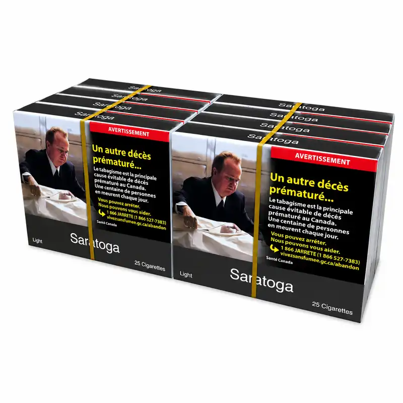 Saratoga Light 25's Cigarettes - Carton
