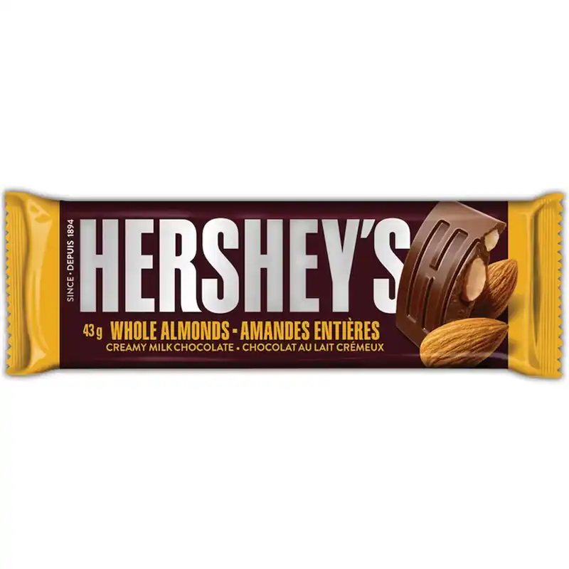 Hershey's Milk Chocolate & Whole Almond Bar