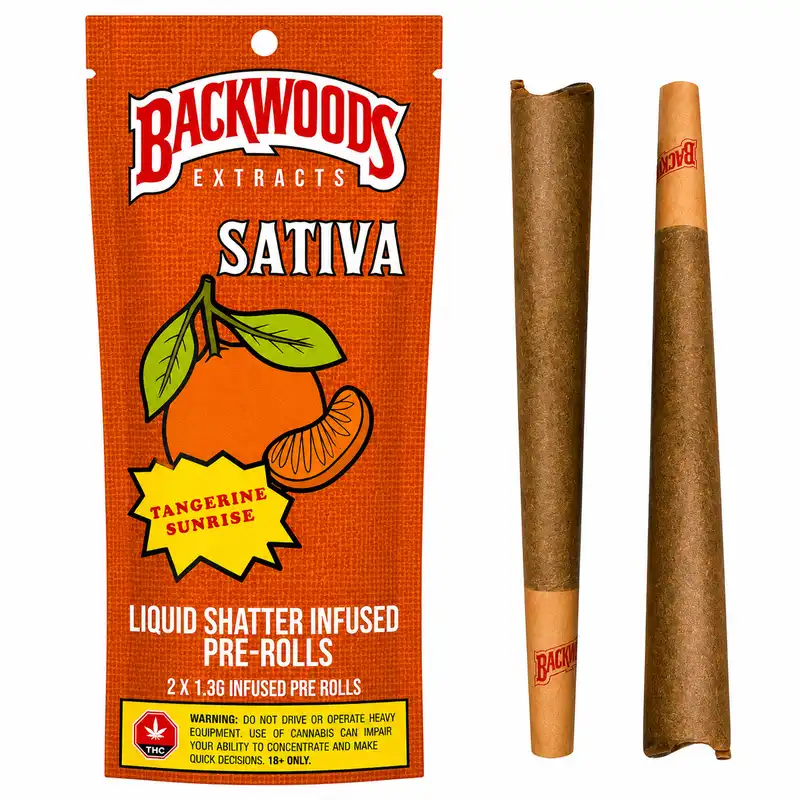 Tangerine SunriseInfused Pre-Rolls - 2pk - 1.3g Per Joint