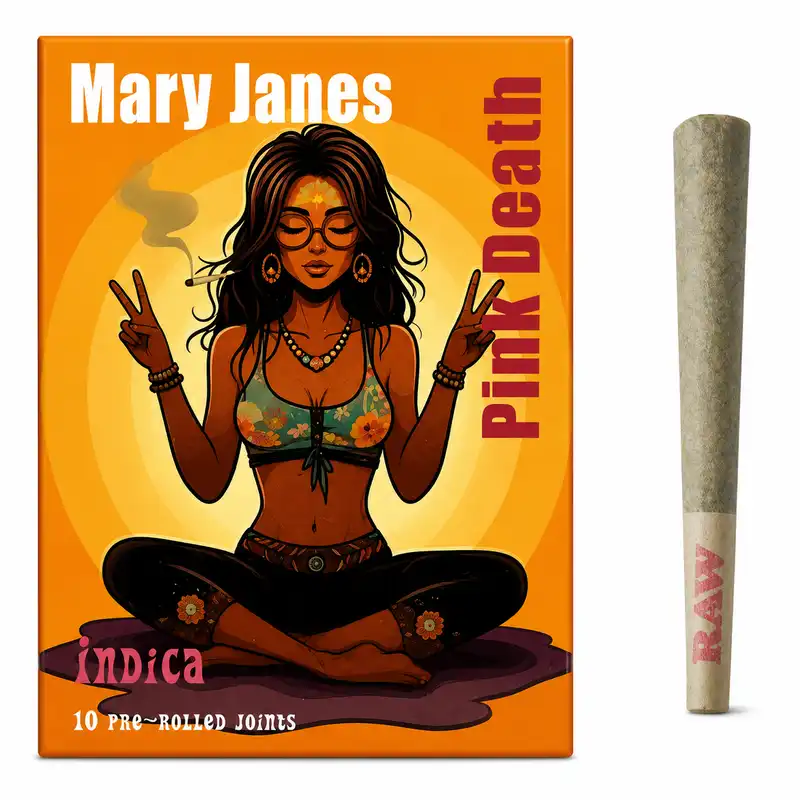 Pink Death Pre-Rolls - 10pk - 0.7g Per Joint