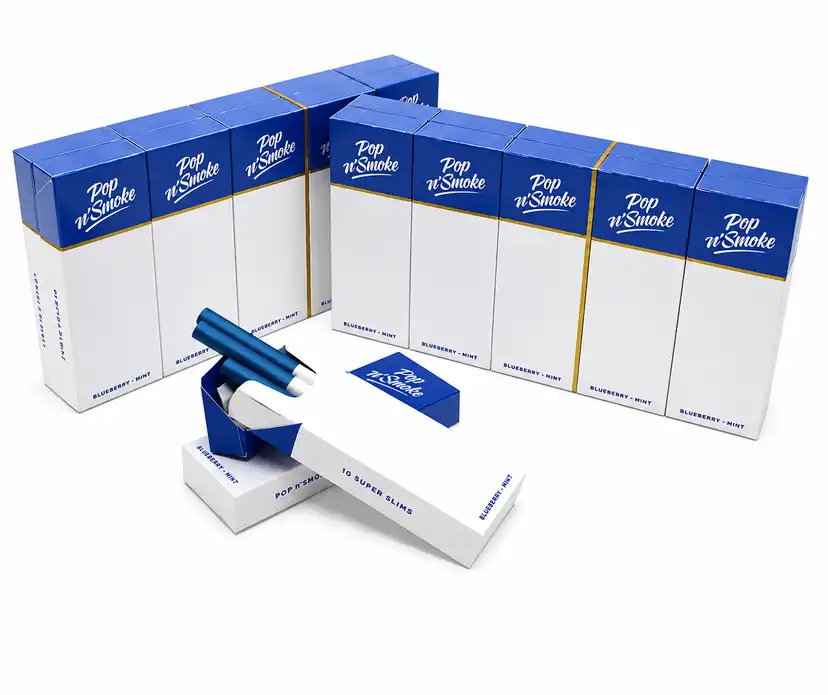 Pop Smoke Blueberry Mint Cigarettes - Carton