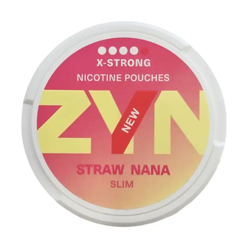 ZYN Slim Nicotine Pouches 15mg - Straw Nana