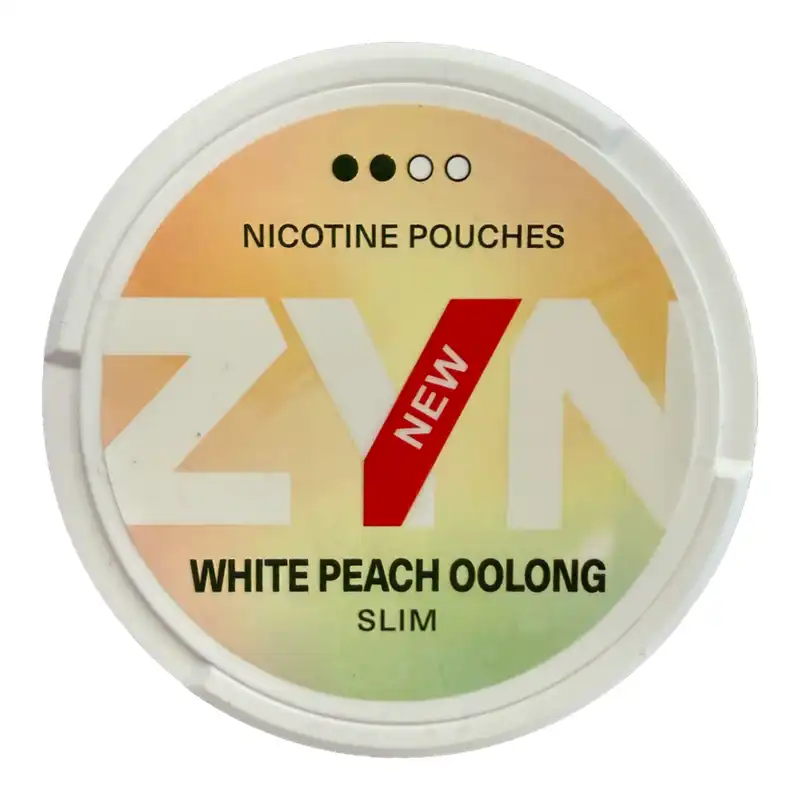 ZYN Slim Nicotine Pouches 6mg - White Peach Oolong