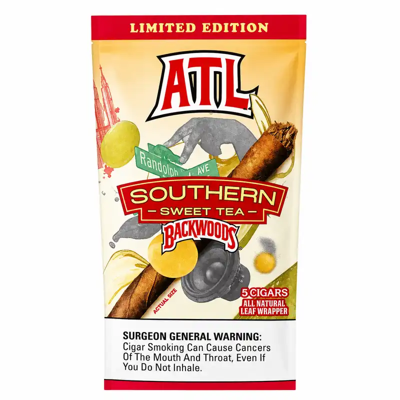 Backwoods Cigars 5-Pack Pouch - Southern Sweet Tea (ATL)