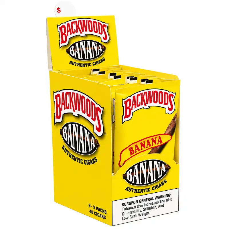 Backwoods Cigars 5-Pack Pouch - Full Box - Banana