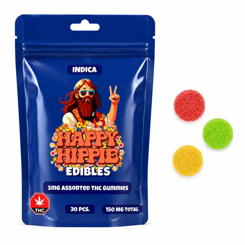 Happy Hippie Indica Gummies - 150mg