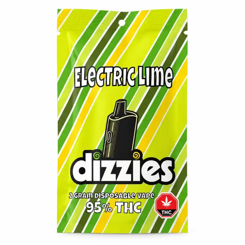 Dizzies Electric Lime CO₂ Distillate Vape - 2g