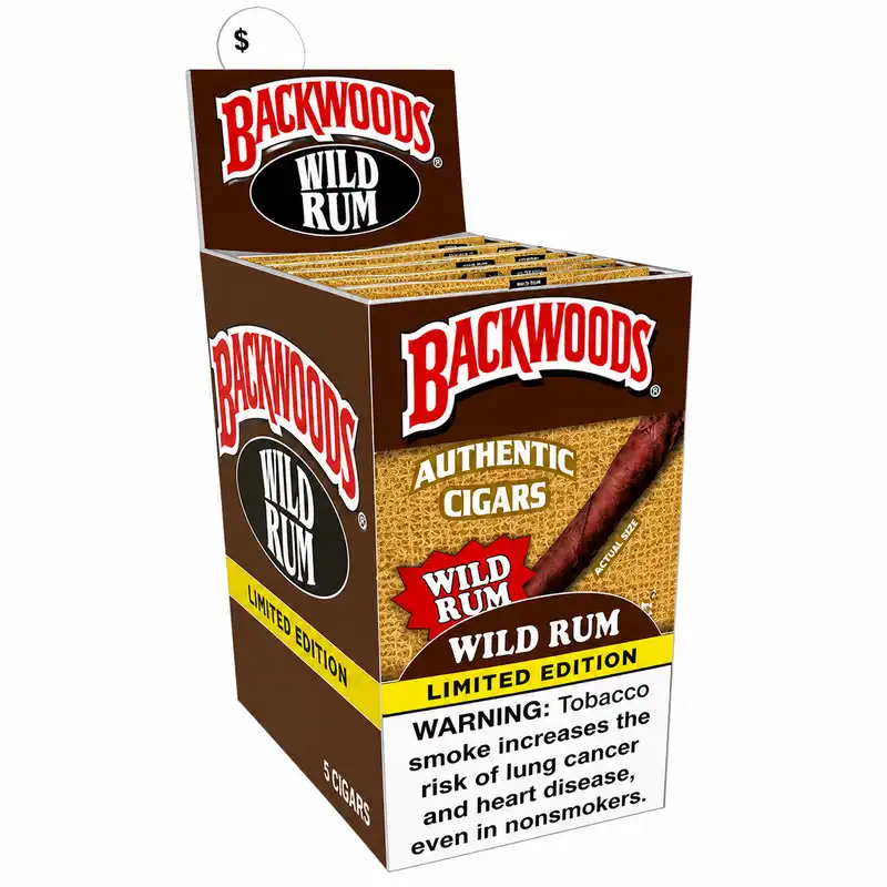 Backwoods Cigars 5-Pack Pouch - Full Box - Wild Rum