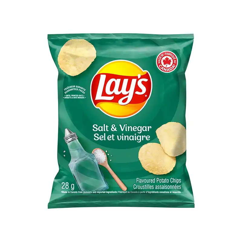 Lay's Salt & Vinegar Potato Chips - Snack Size