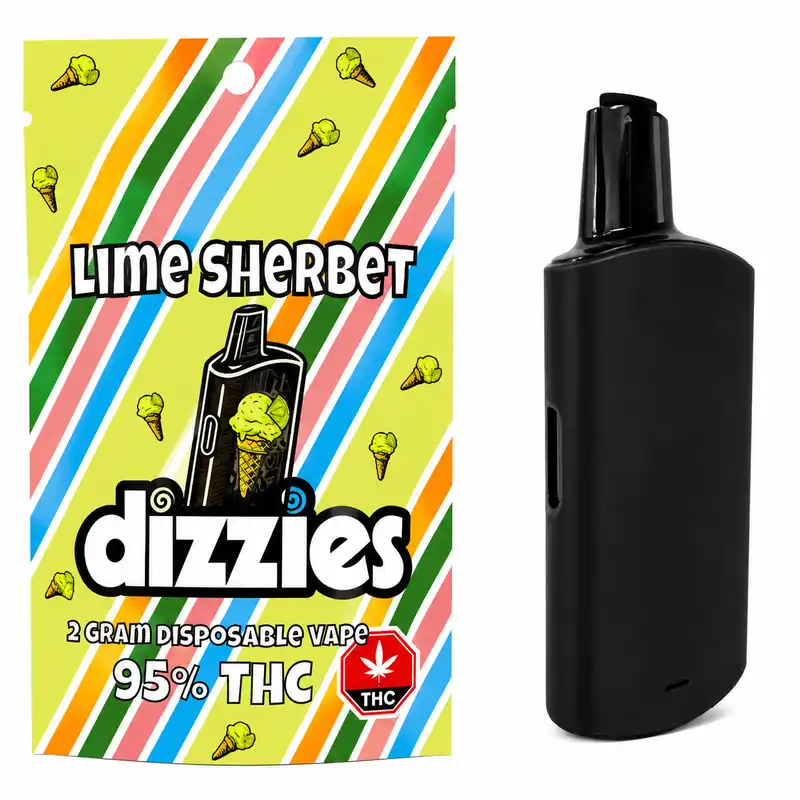 Dizzies Lime Sherbet CO₂ Distillate Vape - 2g