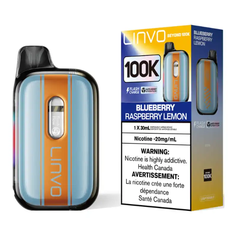 Linvo Beyond 100k Puff 20mg - Blueberry Raspberry Lemon