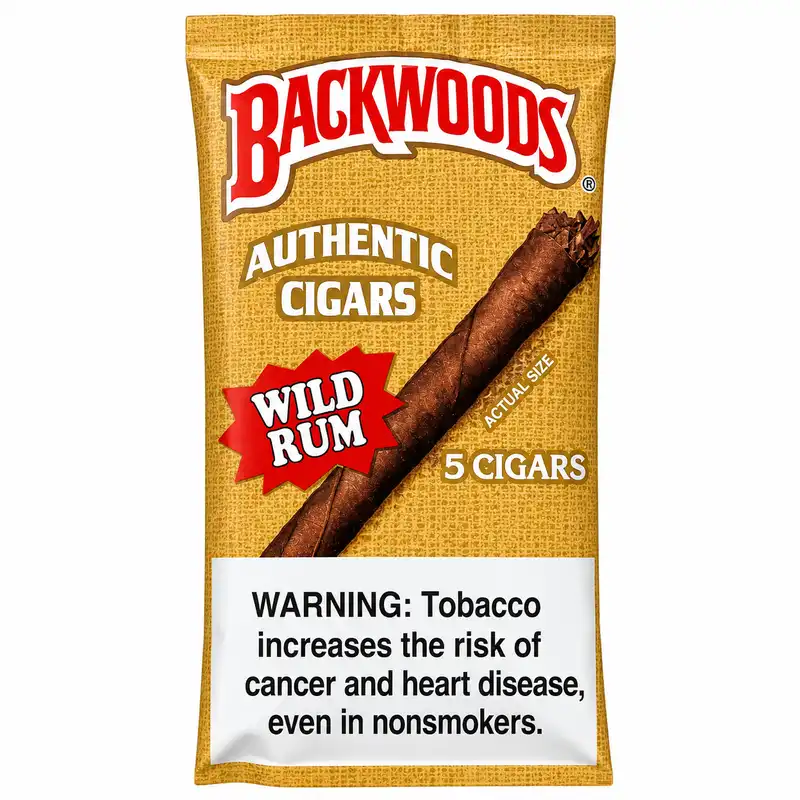 Backwoods Cigars 5-Pack Pouch - Wild Rum