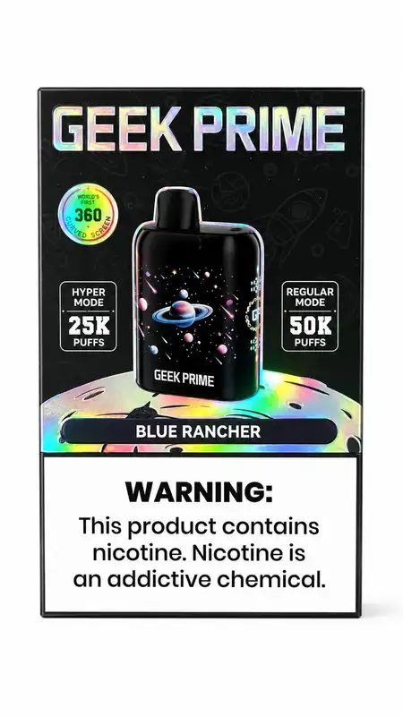 Geek Prime 50k Puff 50mg - Blue Rancher