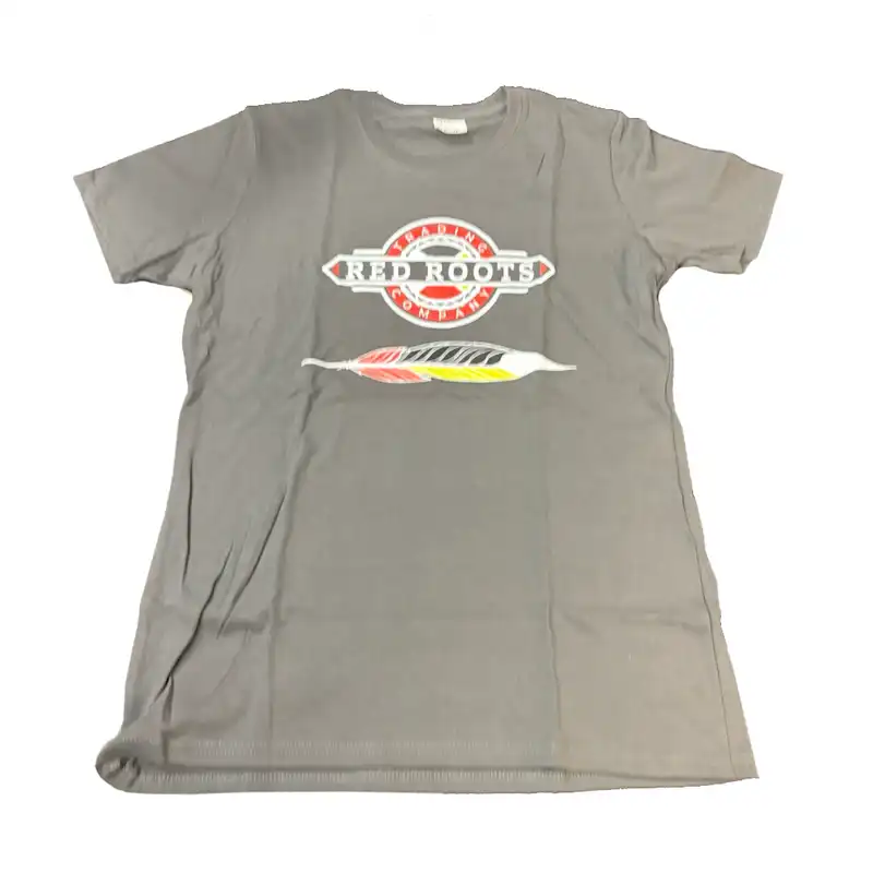 Red Roots T-Shirt - Grey - XSM
