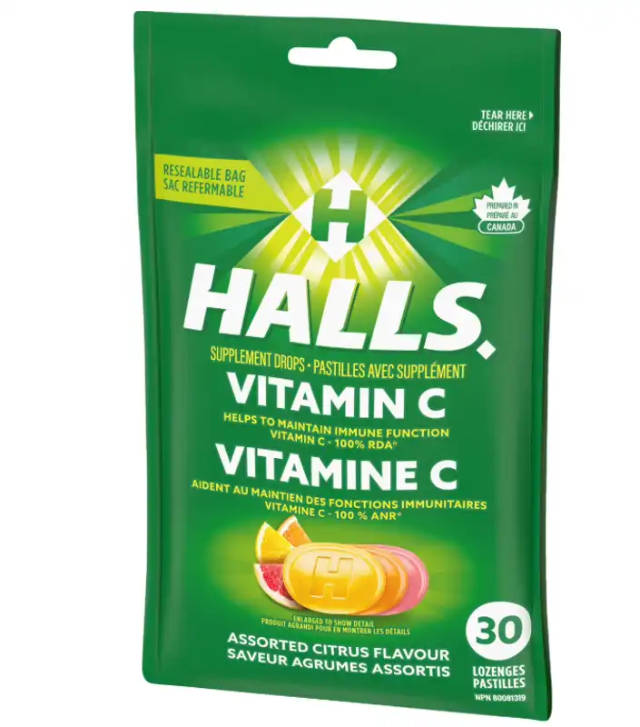 Halls - Assorted Citrus (30 Pack)