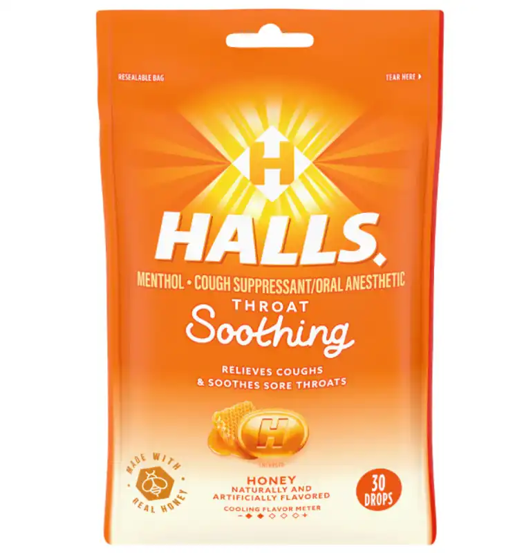 Halls - Soothe Honey (30 Pack)